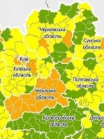 У червоній зоні лишаються 8 областей, решта - "жовті"